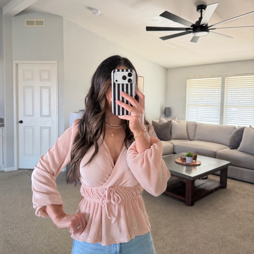 Woven silky top
